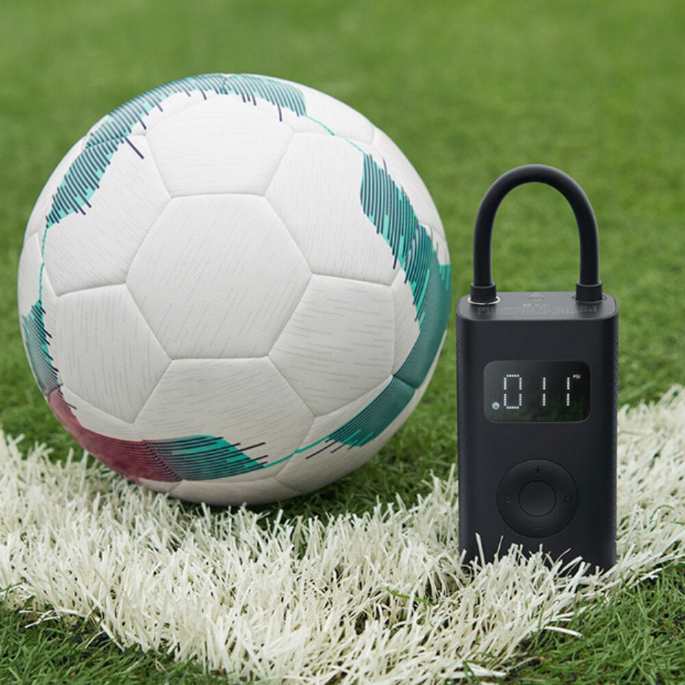 150PSI Electric Tire Air Pump Inflator Digital Pressure Monitoring Sensor with LED Light 5 Modes for Car Football