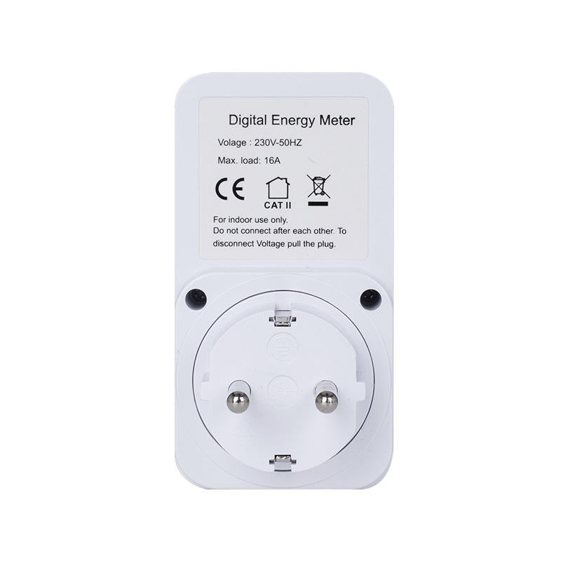 US EU Plug with LCD Digital Power Monitor Energy Meter Socket Switch Adapter,5pcs