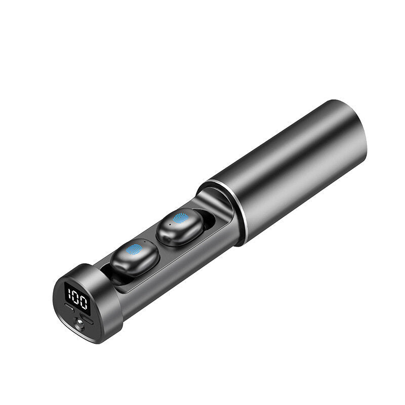 TWS Bluetooth Headset BT5.2 Wireless Headphone Long Life Hi-Fi Stereo Powerful Bass Earphone with Mic