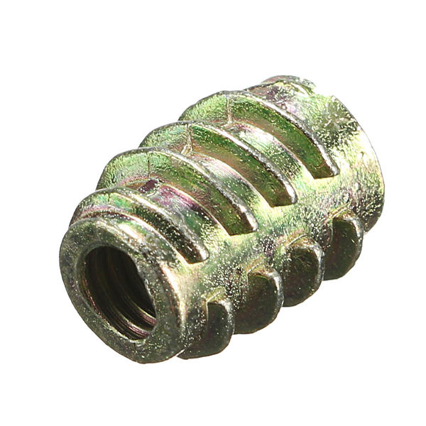 5Pcs M4x10mm Hex Drive Screw In Threaded Insert For Wood Type E
