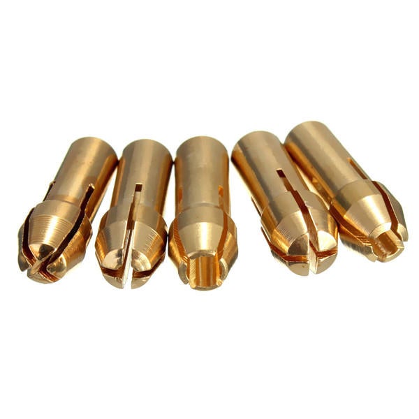 8pcs 0.5-3mm Small Electric Drill Bit Collet Micro Twist Drill Chuck Set with Allen wrench