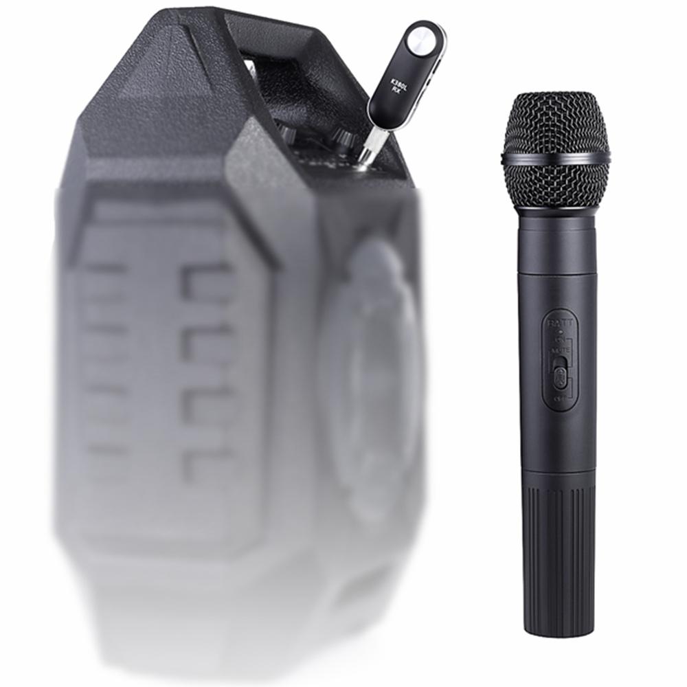 Portable USB Charging UHF Wireless Microphone with Receiving Box