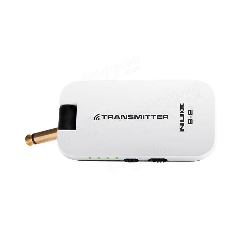 2.4G 4 Channels Rechargeable Wireless System Transmitter & Receiver For Guitar Bass