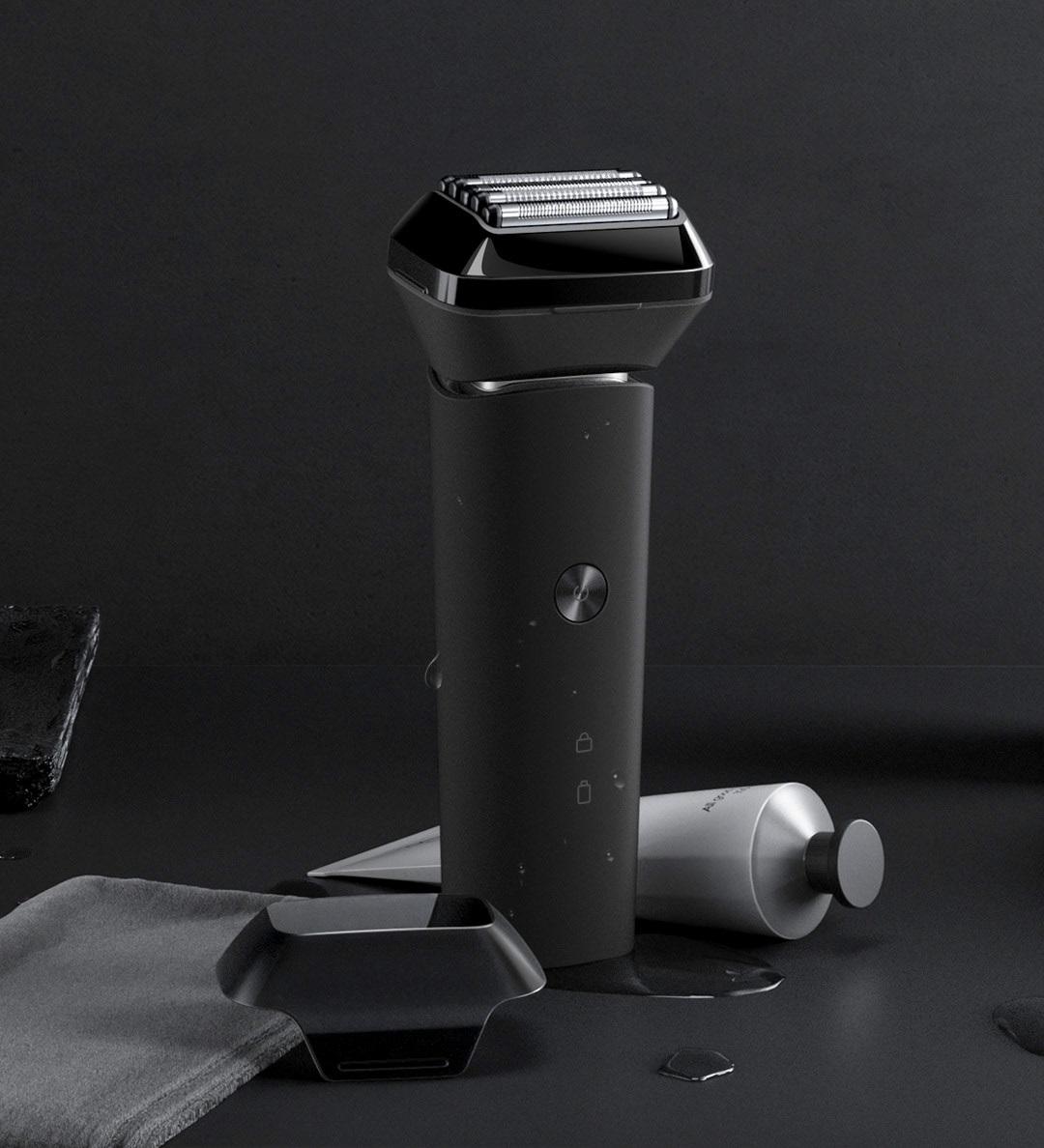 Electric Shaver Men Reciprocating Razor Type-C Rechargeable 5 Cutter Heads 15,000rpm Waterproof Omnidirectional Floating Shaver for Men