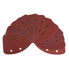 10pcs Sanding Sheets Sanding Discs Sandpaper Pads Triangle Grinding Tool