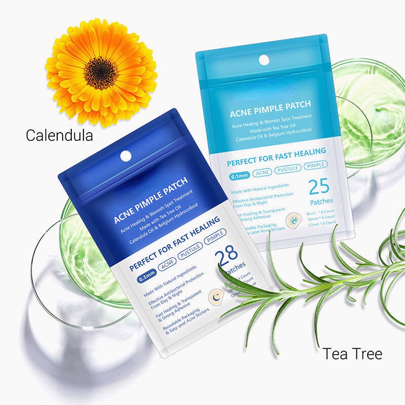 Tea Tree Daily Acne Stickers + Night acne Stickers Fade Blackhead Acne Remover
