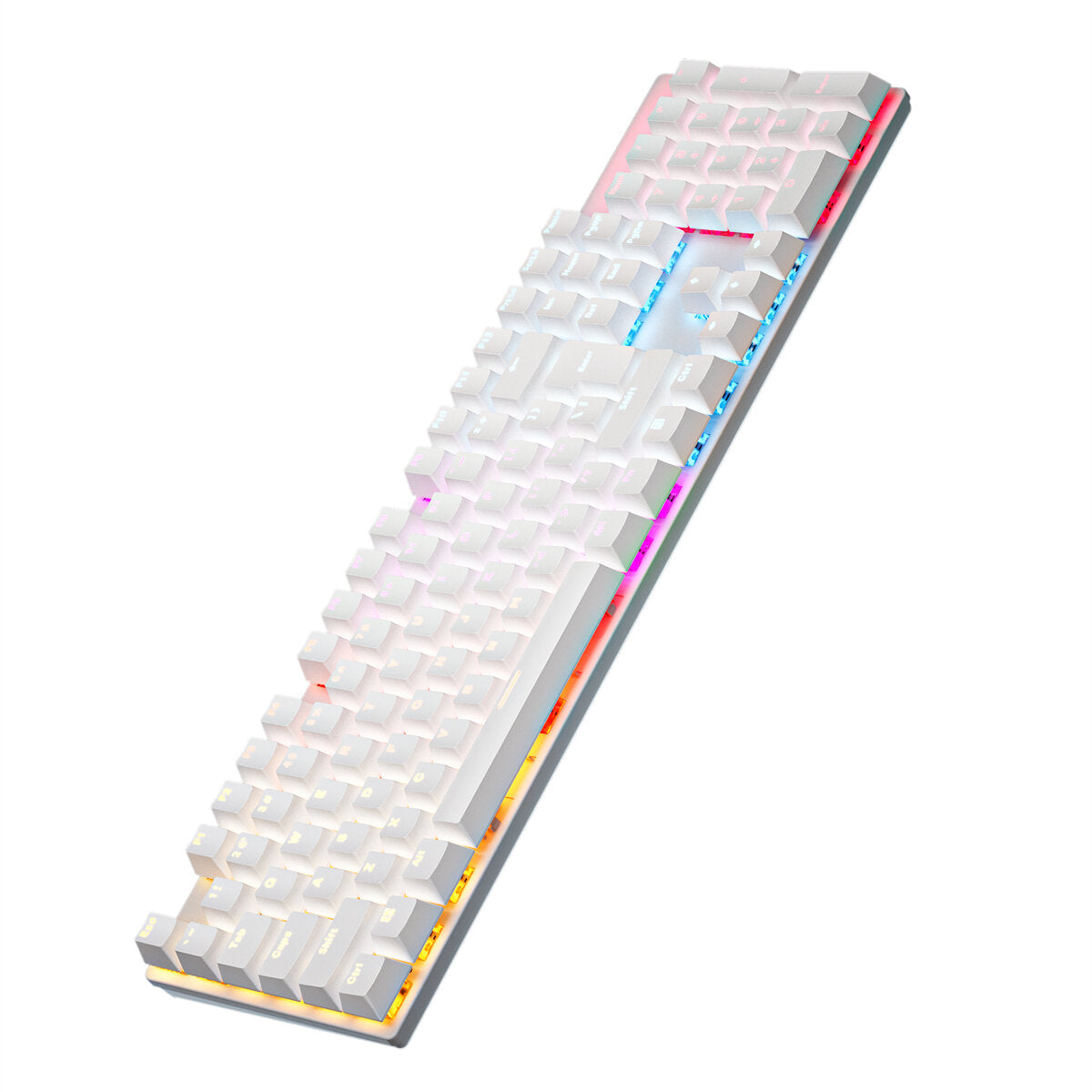 Mechanical Gaming Keyboard 104 Keys XA Profile PBT Double-shot Molding Keycaps Blue Switch RGB Backlit USB Wired Keyboard