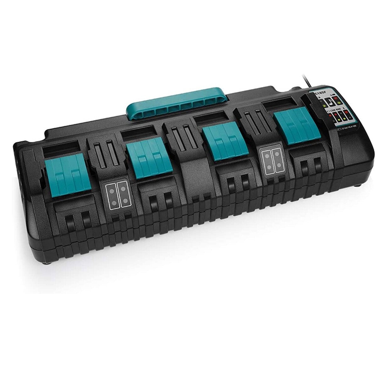 18V 2A/3A Current 4-Port Charger Replacement for Makita 14.4V-18V LXT Lithium Batteries BL1830 BL1840 BL1850 BL1860 BL1815 BL1430