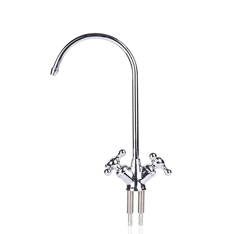 Brass Chrome Basin Sink Mixer Tap Vertical Dishwashing tap with Rotating Household