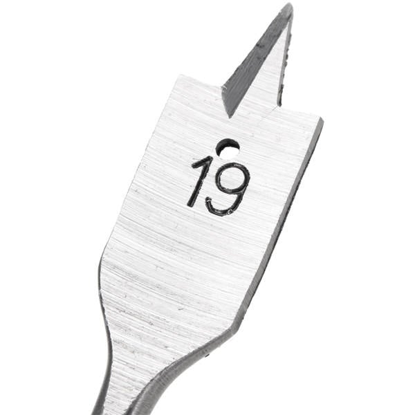 13pcs 6-25mm Wood Spade Flat Drill Bits with Extension Rod 1/4 Inch Hex Shank