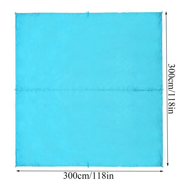 210T Portable Lightweight Outdoor Awning Camping Tent Tarp Shelter Hammock Cover Waterproof Rain Tarp Shelter Tent Sunshade with Bag