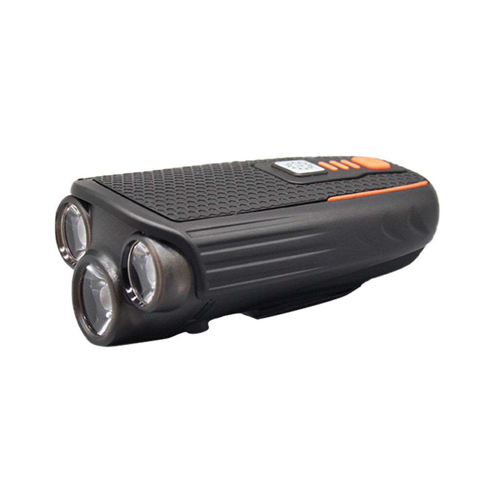 5000mAh Bicycle Light USB Type-C Charging 280LM AI Induction Bike Headlight with Taillight Power Bank MTB Bike Accessories