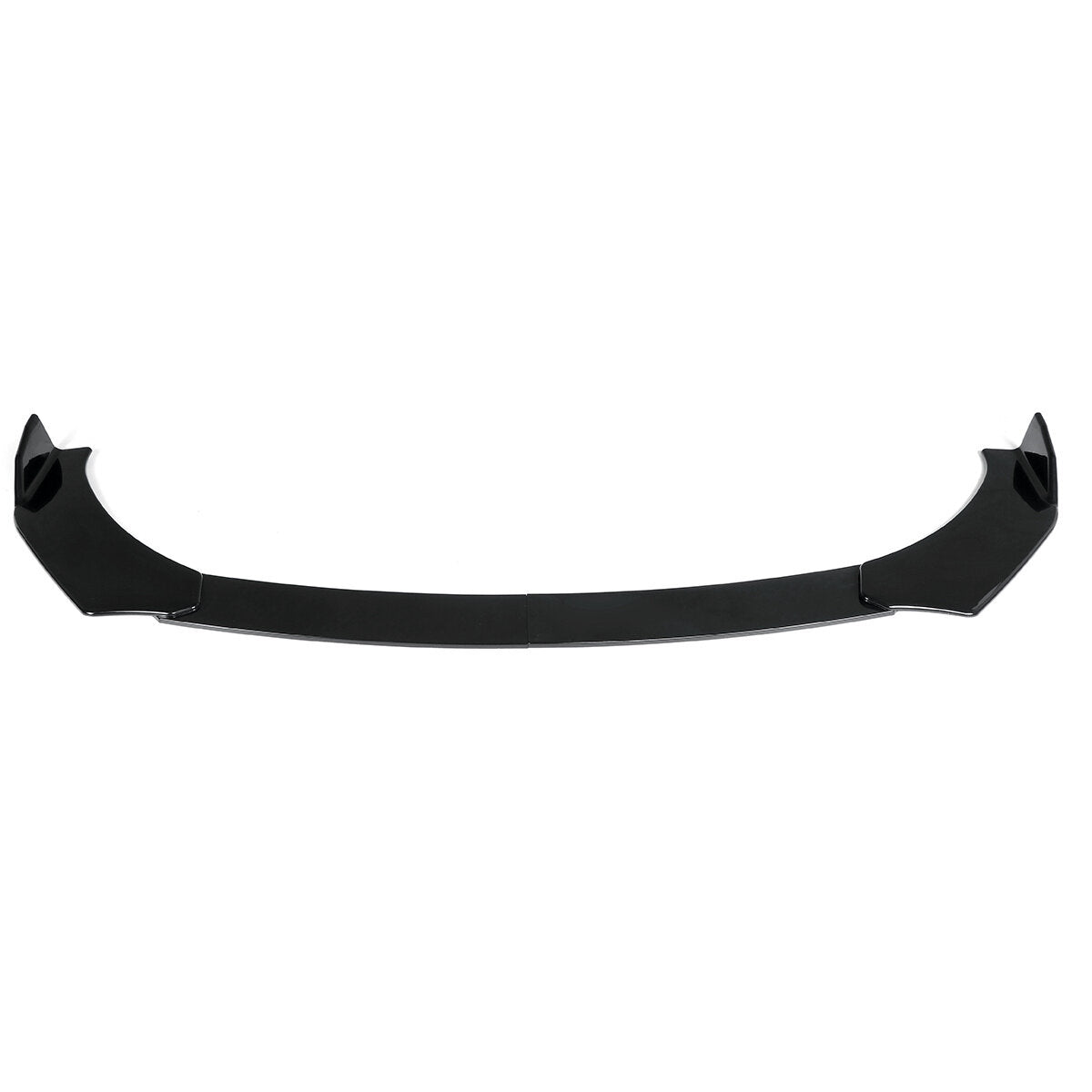 4PCS Black Front Lip Chin Bumper Spoilers Body Kits New For Car Universal