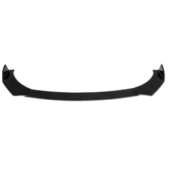 4PCS Black Front Lip Chin Bumper Spoilers Body Kits New For Car Universal
