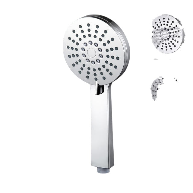 Bathroom Round Shape ABS Three Adjustment Water Saving Hand Grip Handheld Shower Faucet