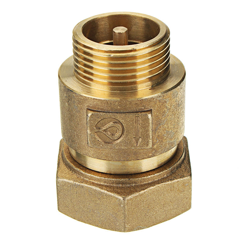 Brass Water Meter Check Valve Straight Telescopic Special Watermeter Check Valve Switch