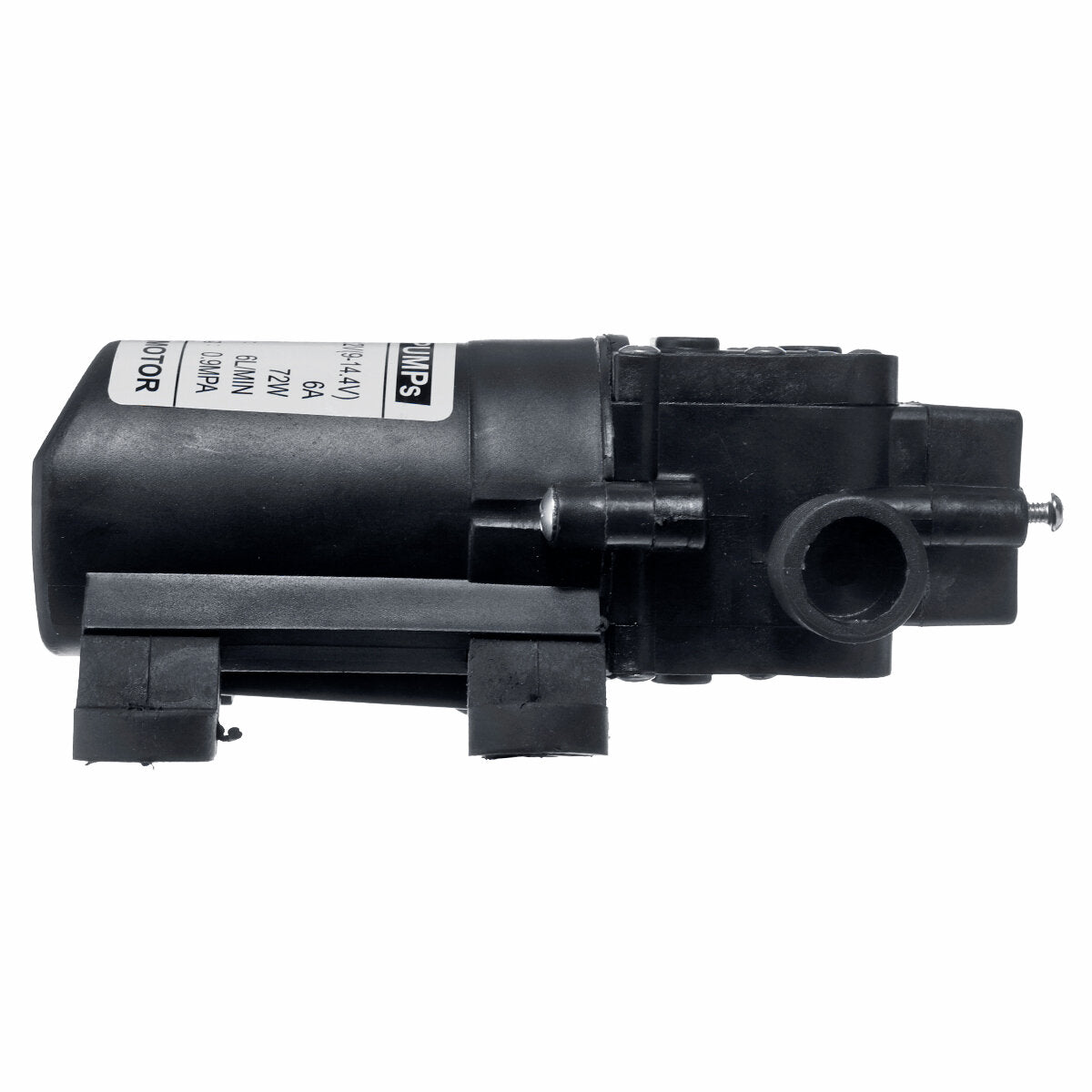 12V 72W Water Diaphragm Pump 6L 20mm High Pressure Automatic Diaphragm Water Pump Self Priming Sprayer Marine Pump