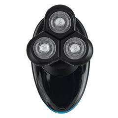 USB 3 Head Electric Bald Head Shaver Razor Rechargeable Washable Wet And Dry Hair Trimmer