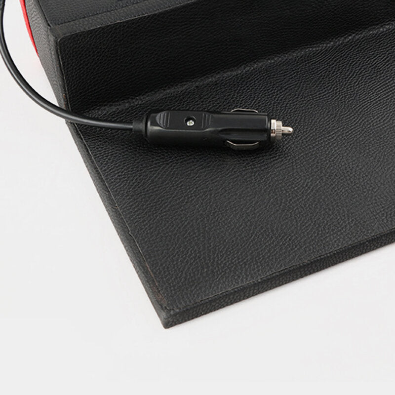 Car Seat Gap Storage Box Multifunctional Left/ Right USB Charging Leather