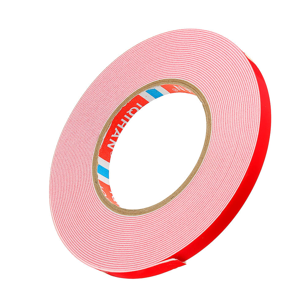 10m Double Sided Adhesive Tape White Foam Sticker 8/10/12/15/20/25mm Width for Car Home Outdoor Fixed
