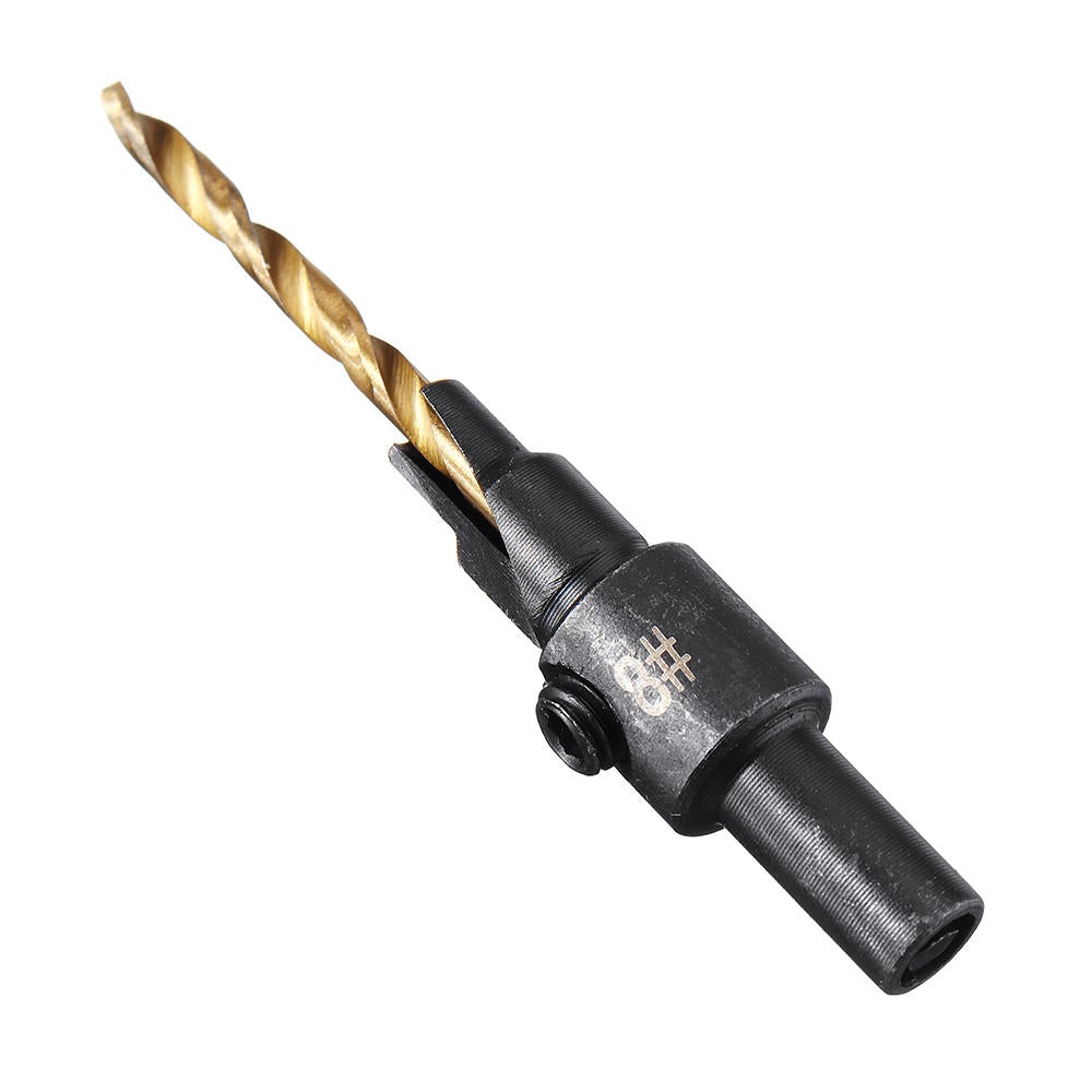 Countersink Reamer Round Shank Chamfer Drill Bit Set Quick Change
