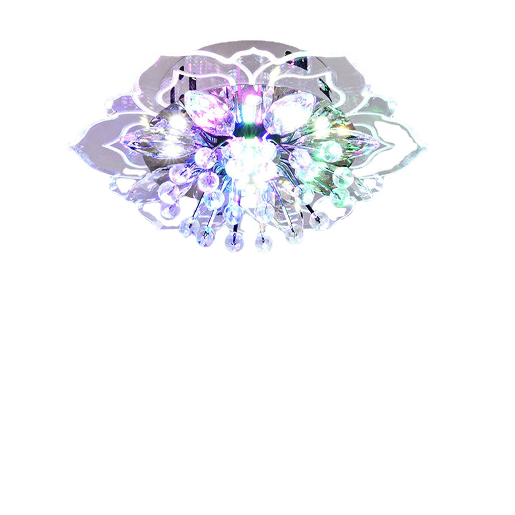 Modern Crystal LED Ceiling Light Fixture Pendant Lamp Lighting Chandelier 9W New