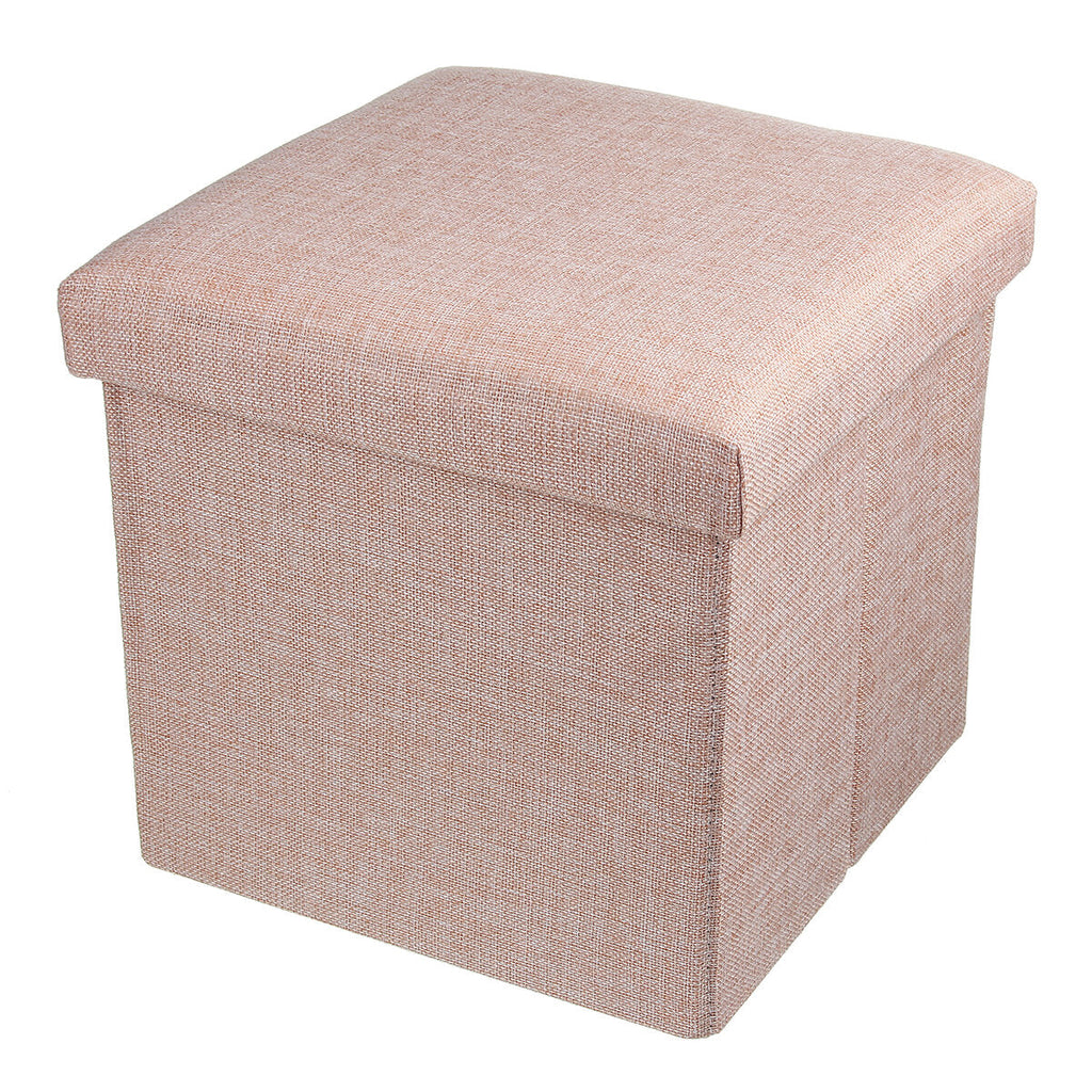 Multifunctional Foldable Cotton Storage Stool Bench Box Small Sofa Minimalist Artistic Style Kid Chair Foot Stool