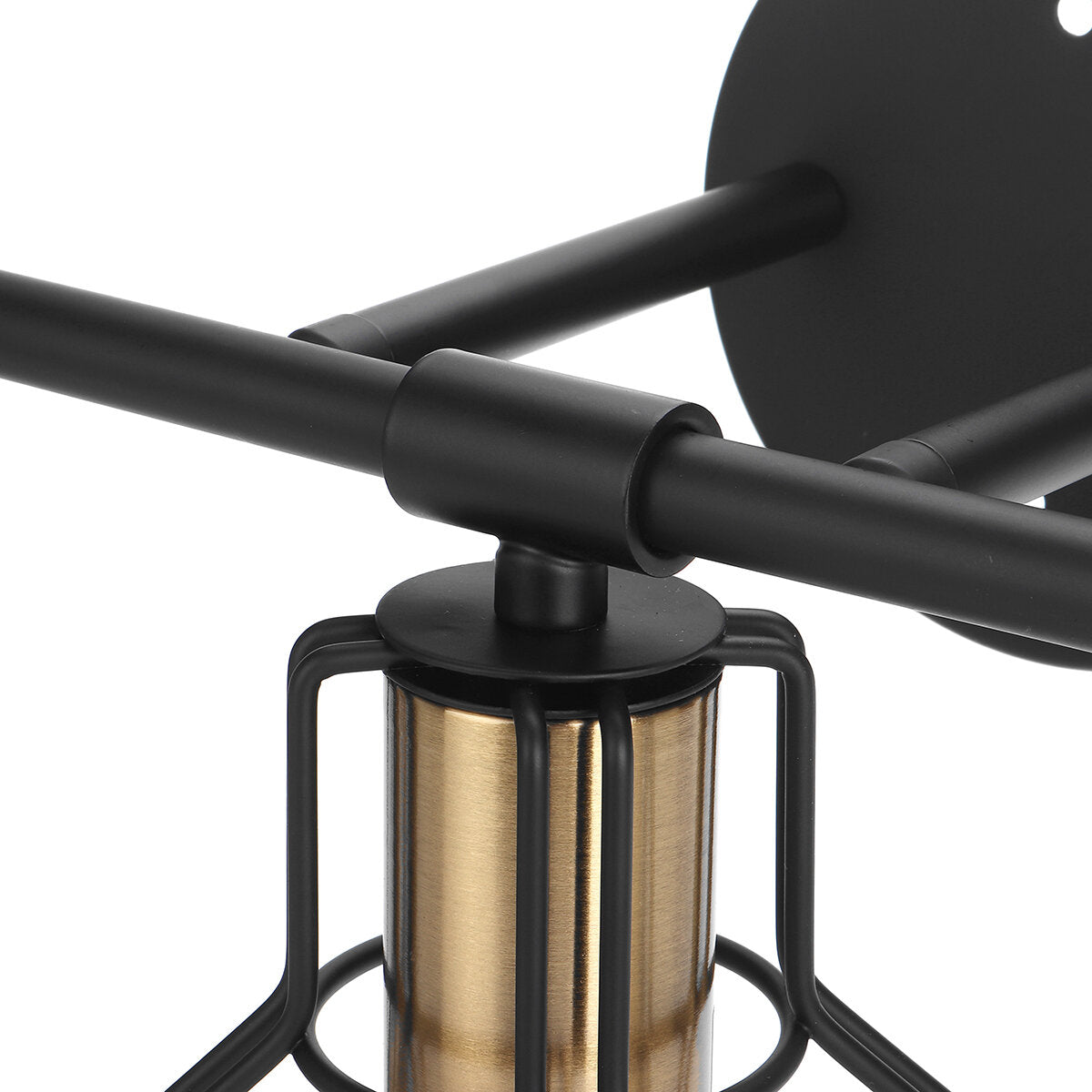 Industrial Style Hanging Lamp Pendant Lampshade Light Cover Pipe Vintage Cafe Without Bulbs