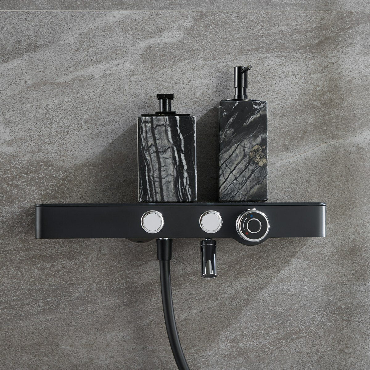 Handheld Shower Head Set Bathroom Rain Tub System 3-Setting Sprayer with Hose Faucet