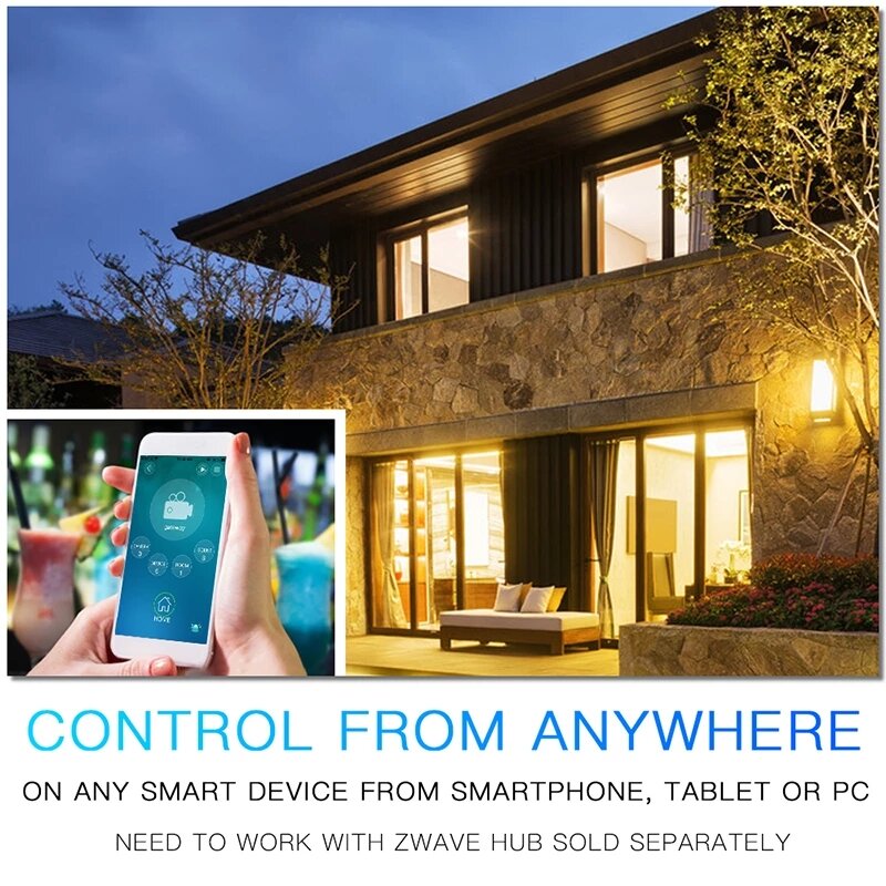 Smart Light Switch EU 1/2/3CH Touch Sensitive Wall Switch Home Automation Z Wave Wireless Remote Control Light Switch