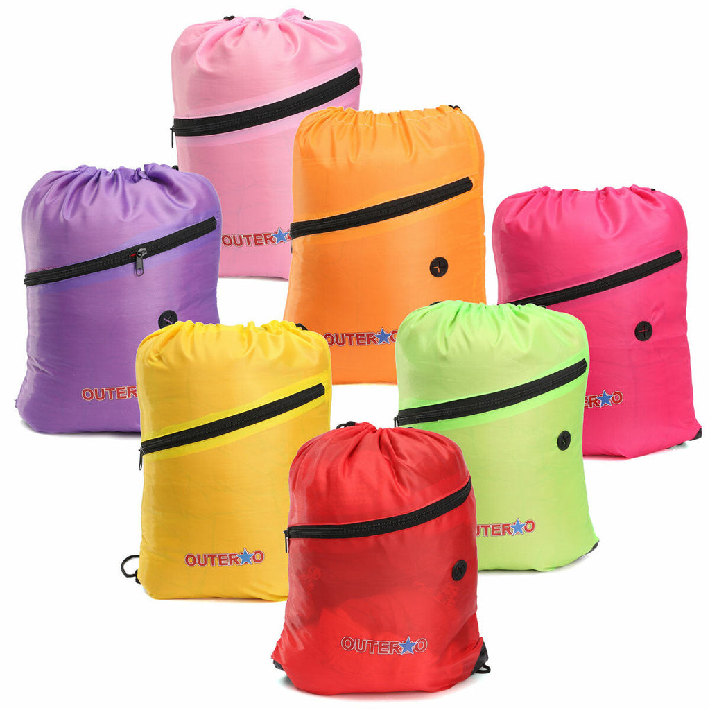 350x400mm Beach Drawstring Bag Bicycle Riding Backpack Exercise Sport Shoulder Bag