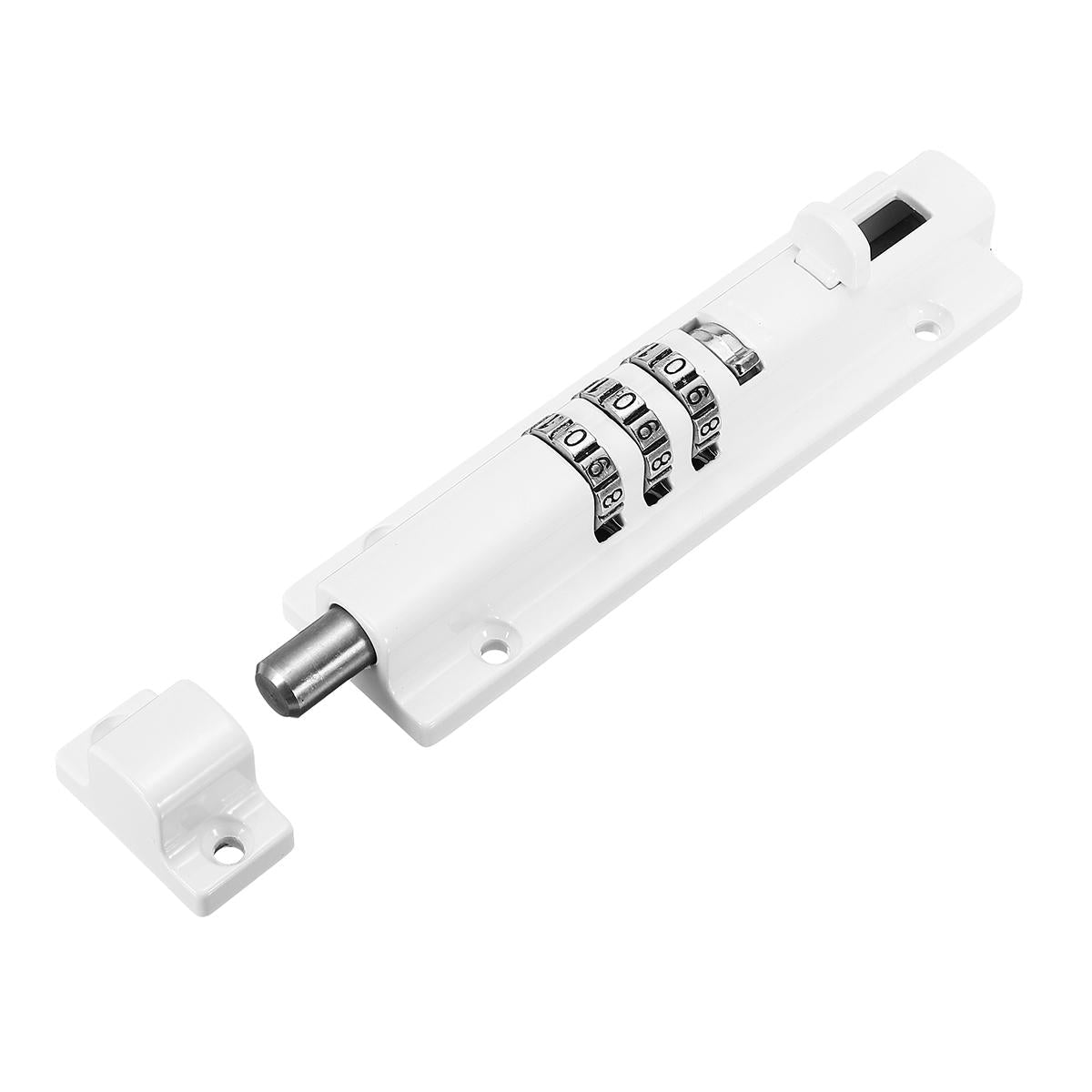 Door Bolt Lock Sliding Combination Code Resettable For Gate Shed Garage Cabinet