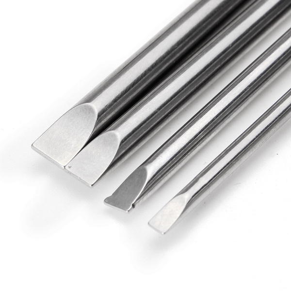 4pcs 100mm Magnetic 3.0-6.0mm Flat Head Slotted Tip Screwdrivers Bits