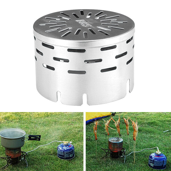Far Infrared Heating Stove Cover Camping Gas Burner Picnic BBQ Windproof Folding Cooking Stove Cover
