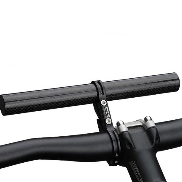 Carbon Fiber Al Bike Bicycle Extended Handlebar Extension Light Lamp Computer Phone Mount Bracket Stand Holder