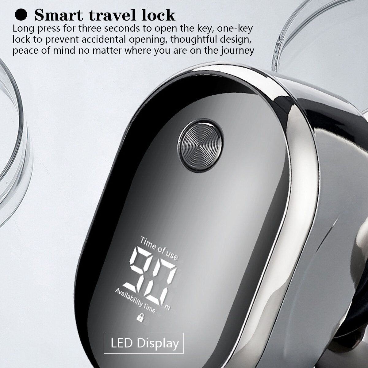 6 IN 1 4D Rotary Electric Shaver Rechargeable Bald Head Shaver LED Display Beard Trimmer