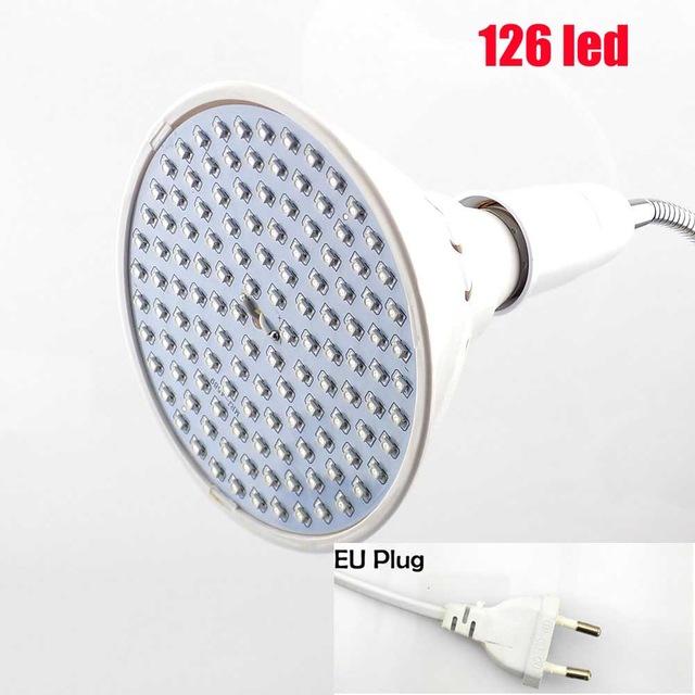 60 126 200 LED Plant Grow Light Bulb 360 Desk Chip Flexible Growth Lamp for Greenhouse Flower