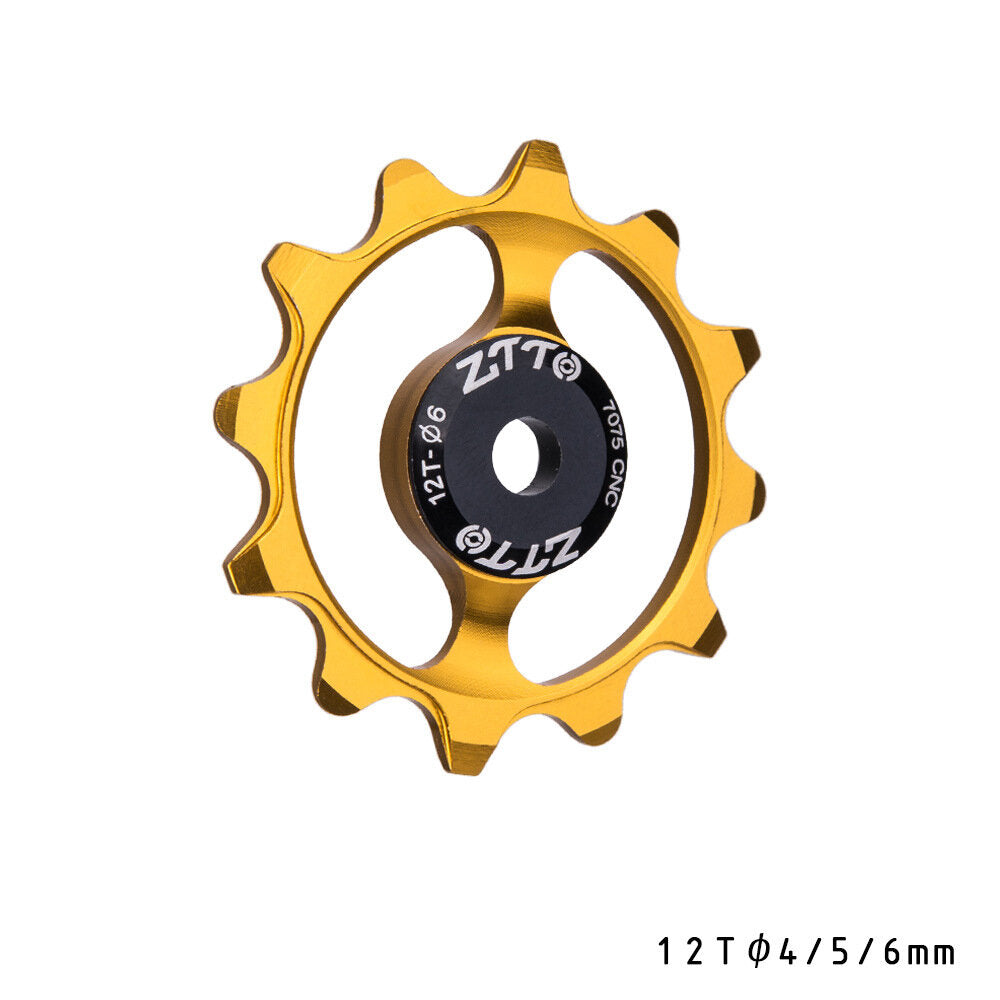 4/5/6mm Ceramic Bearing Aluminum Alloy Lightweight High Strength Rear Steering Wheel Of Mountain Road Bicycle Derailleur Pulley