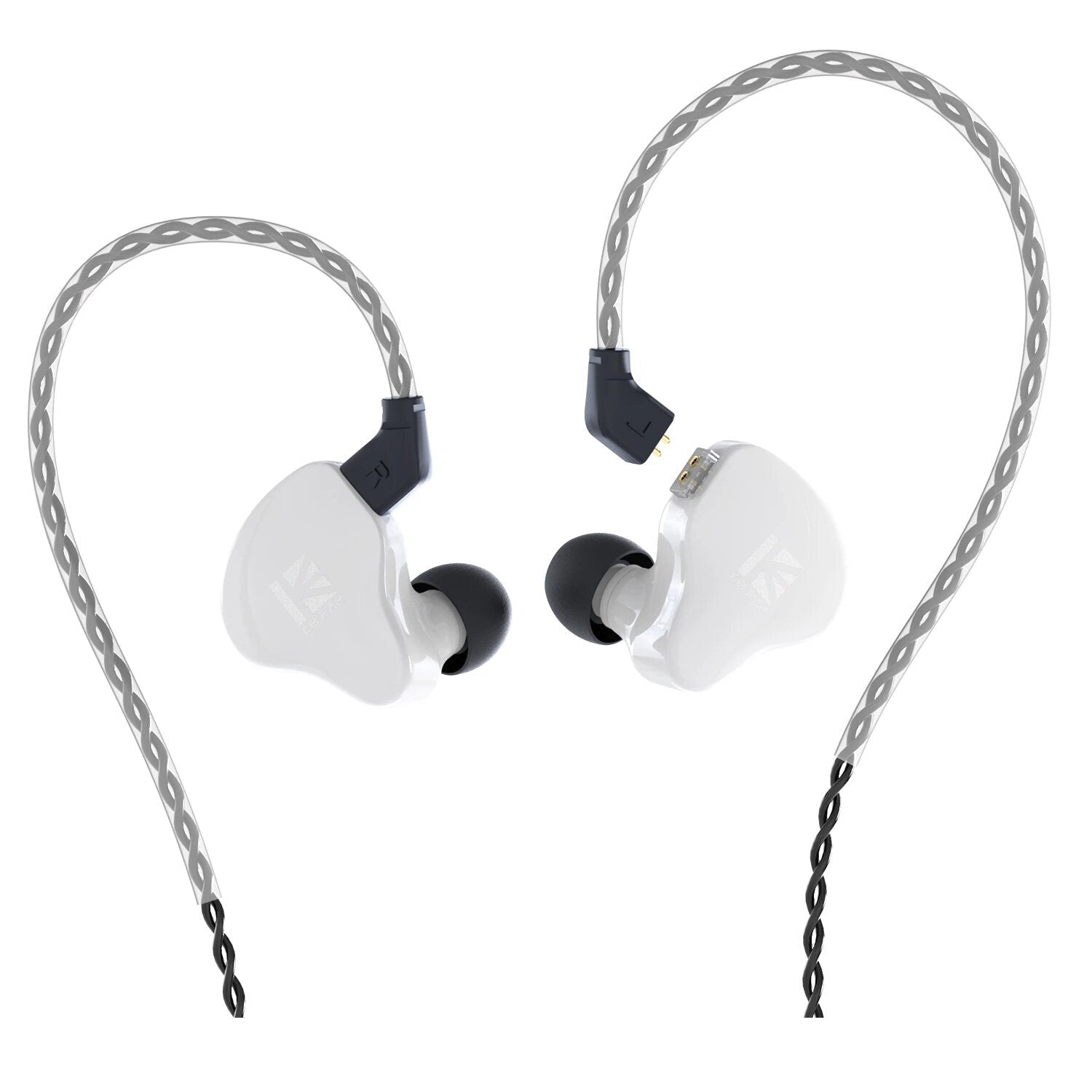 Dual Magnectic Circuit Dynamic In Ear Earphone Running Sport Hi-Fi Wired Headphones With Mic Earbuds Kbear KS2 KB06