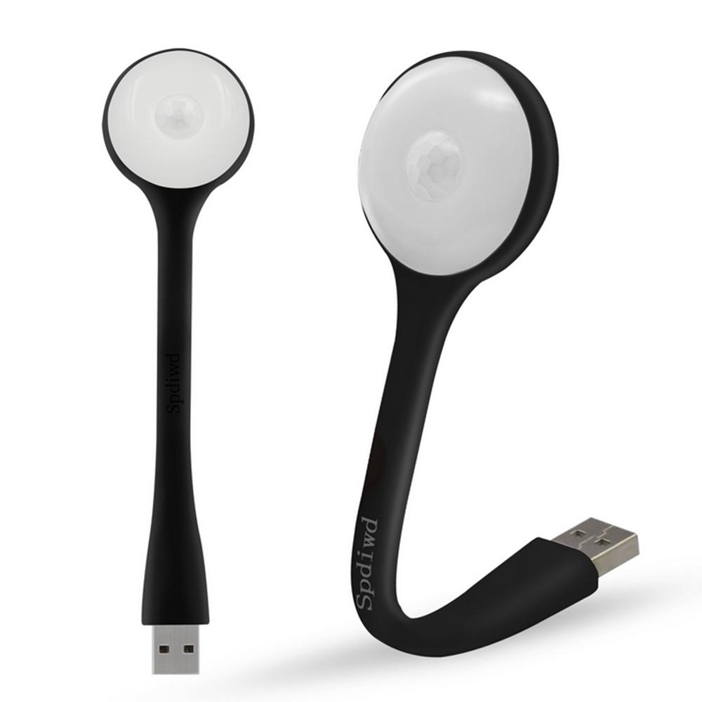 Flexible USB Human Body Sensor Automatic Night Lamp for Home Indoor Reading Light DC5V