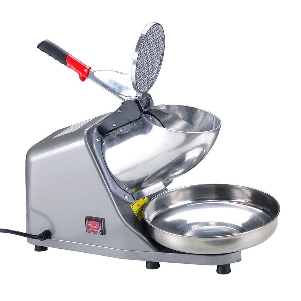 65KG/H 2200R/min Electric Ice Crusher Shaver Commercial Machine Snow Maker