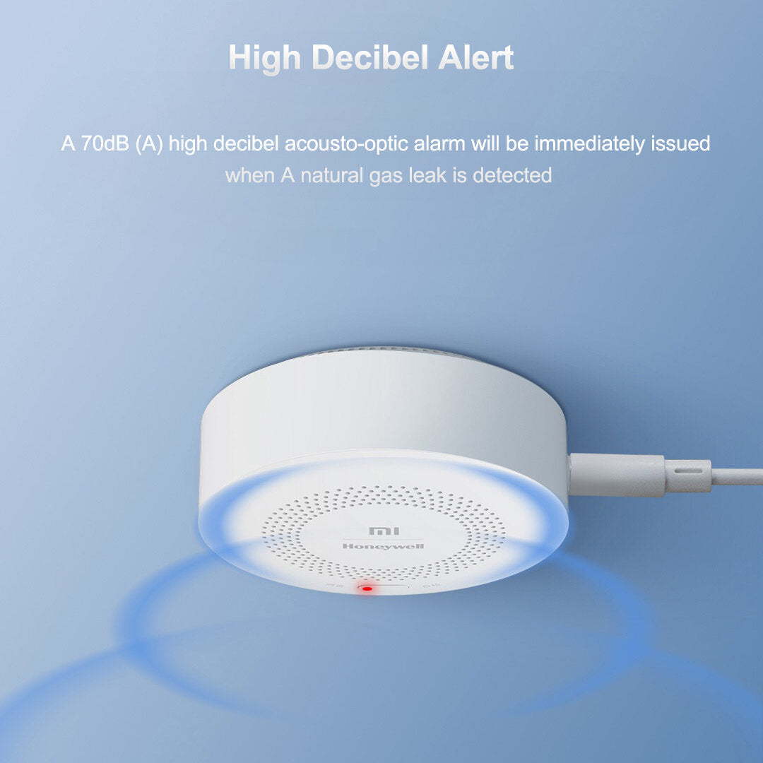Smart Home Gas Alarm Sensor Detector MIUI Synchronous Built-in Bluetooth Gateway For Smart Home Alarm System Work with Mijia APP