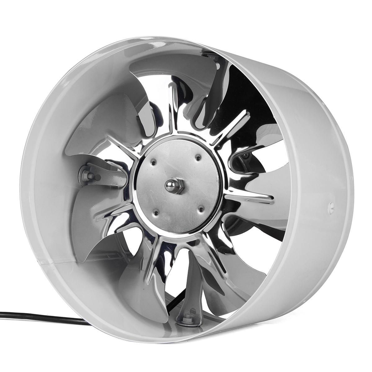 Inline Duct Fan Booster Exhaust Blower Air Cooling Vent