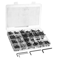 1220Pcs Alloy Steel 12.9 Grade Hex Socket Cap Head Screws Nut Washer Set Assortment Kit M2 M3 M4 M5