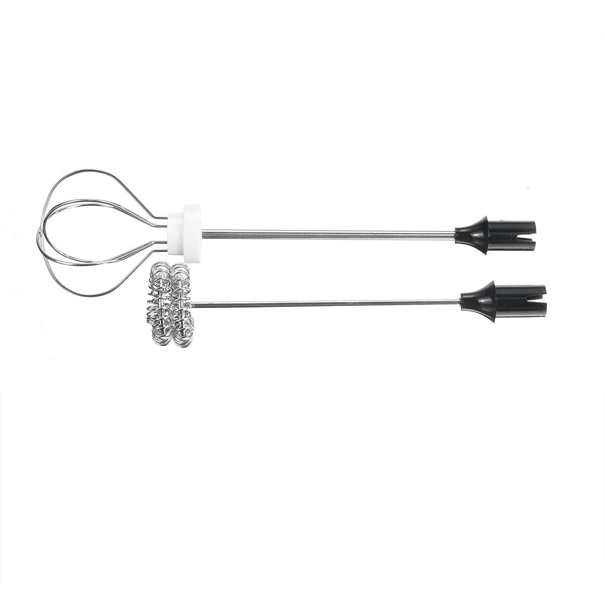 2 in 1 Whisk Milk Frother Handheld Electric USB Charging 3 Gear Egg Beater Milk Frother