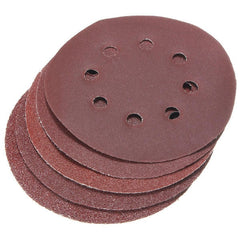 50Pcs 8 Holes Abrasive Sand Discs Sanding Paper 40 60 80 120 240 Grit Sand Paper