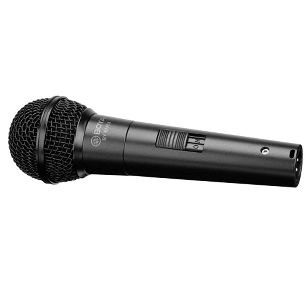 Cardioid Dynamic Vocal Microphone 6.35mm Output for Sperker Amplifier DVD Audio Mixer PC Speech Theater Live Singing Stage