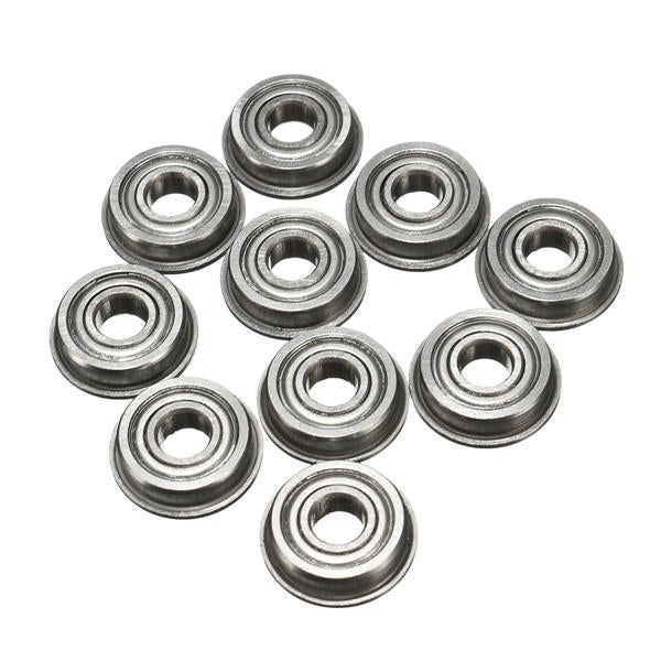 10pcs 5mmx13mmx4mm Double Shielded Flanged Ball Bearing