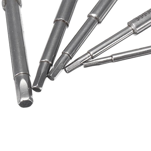 5Pcs 801 H1.5-H4 Hexagon Electric Screwdriver Bits Set 5mm Round Shank Screwdriver Bits