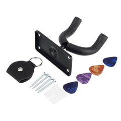 Square Hook Ukulele Electric Guitar Metal Hanger Wall Punch Hook